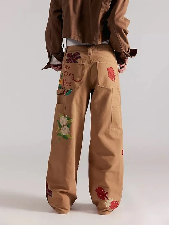 NWOT Free People We The Free Bright Time Craft Pants Size 14 - Picture 2 of 16